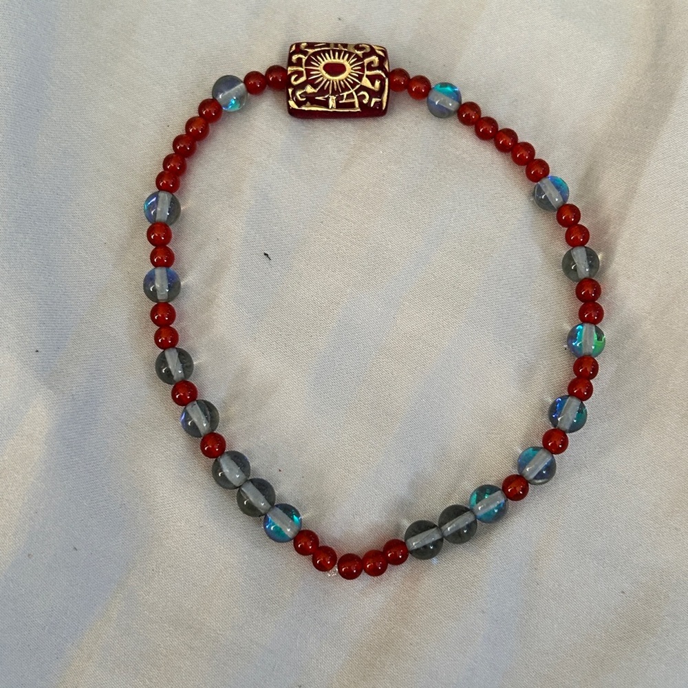 Chinese new year anklet by 808 beads